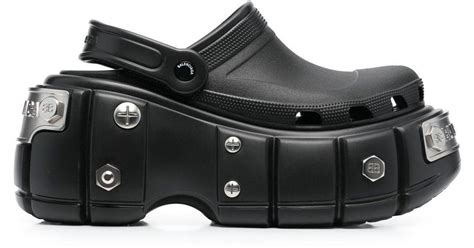 balenciaga hard crocs